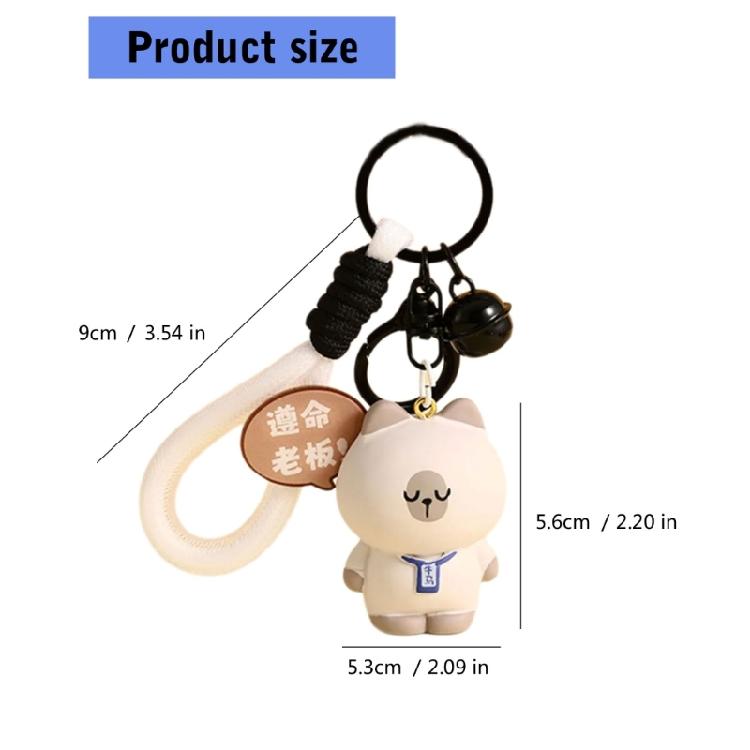 Modern Bear Keyring Lightweight and Ergonomic Bag Charm Creative Keychain for Creative Trendsetters and Collector