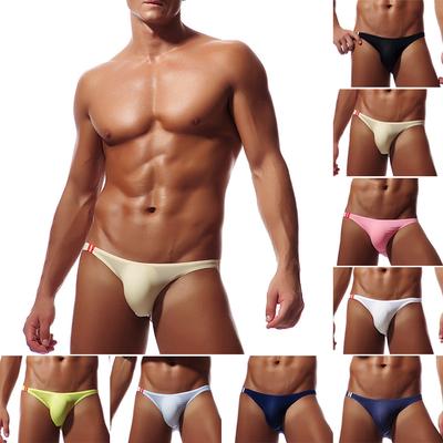 Men Sexy Low Waist Bikini Briefs Underwear Thongs G-String Knickers Underpants