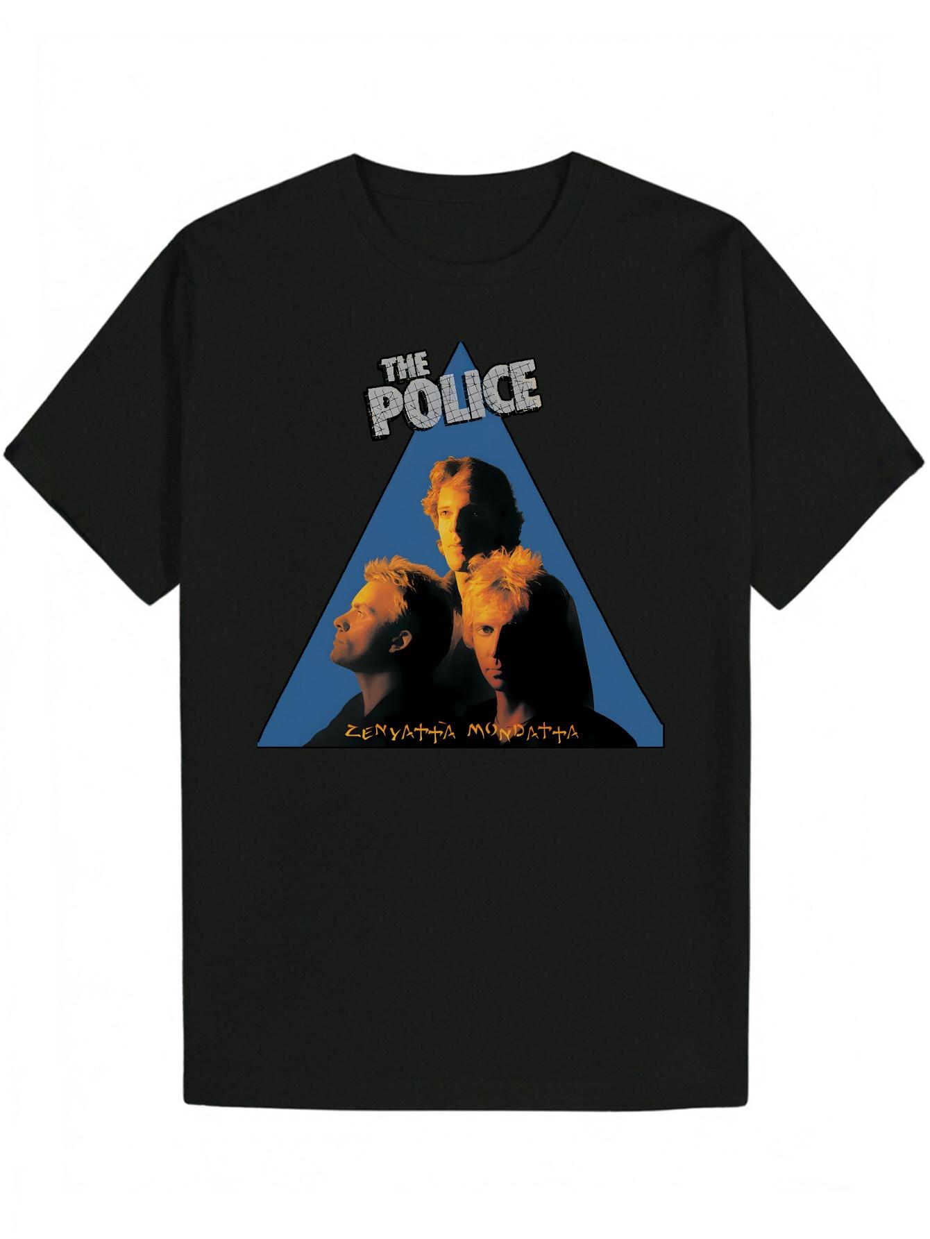 Round Neck Polyester (Polyester) Portrait T-shirt XL
