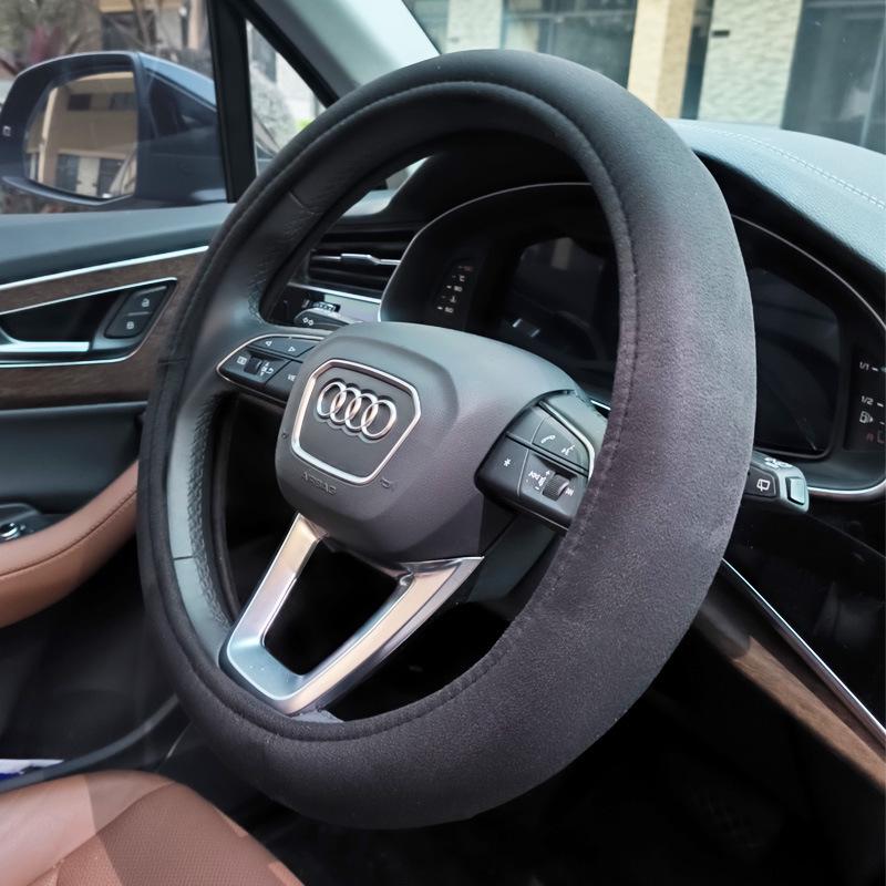 Electric Heated Hand Warmer Steering Wheel Cover - 12V Quick Heating for Winter