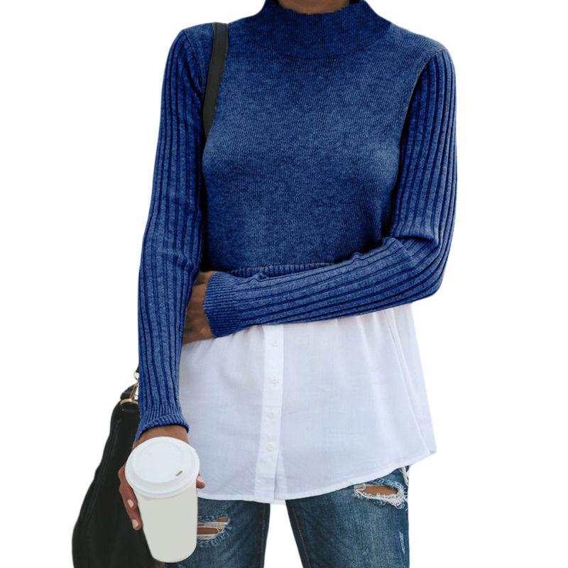 layered shirt jumper