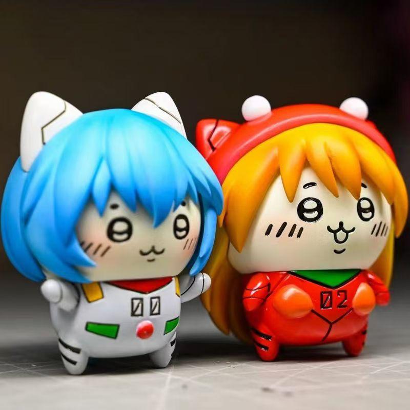 Action Figure di Evangelion Ayanami Rei Asuka Cosplay Usagis Hachiwares Bambola Modello Anime Ornamento da Tavolo Cartone Animato Giocattolo Regalo per Fan