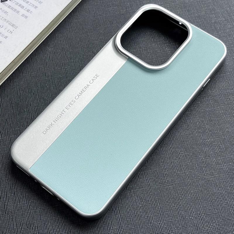 For OPPO Find X9 Pro Case Hard Business Luxury Leather Anti Fall Metal Lens Protect Cover For Find X9 Shell Shockproof Bumper