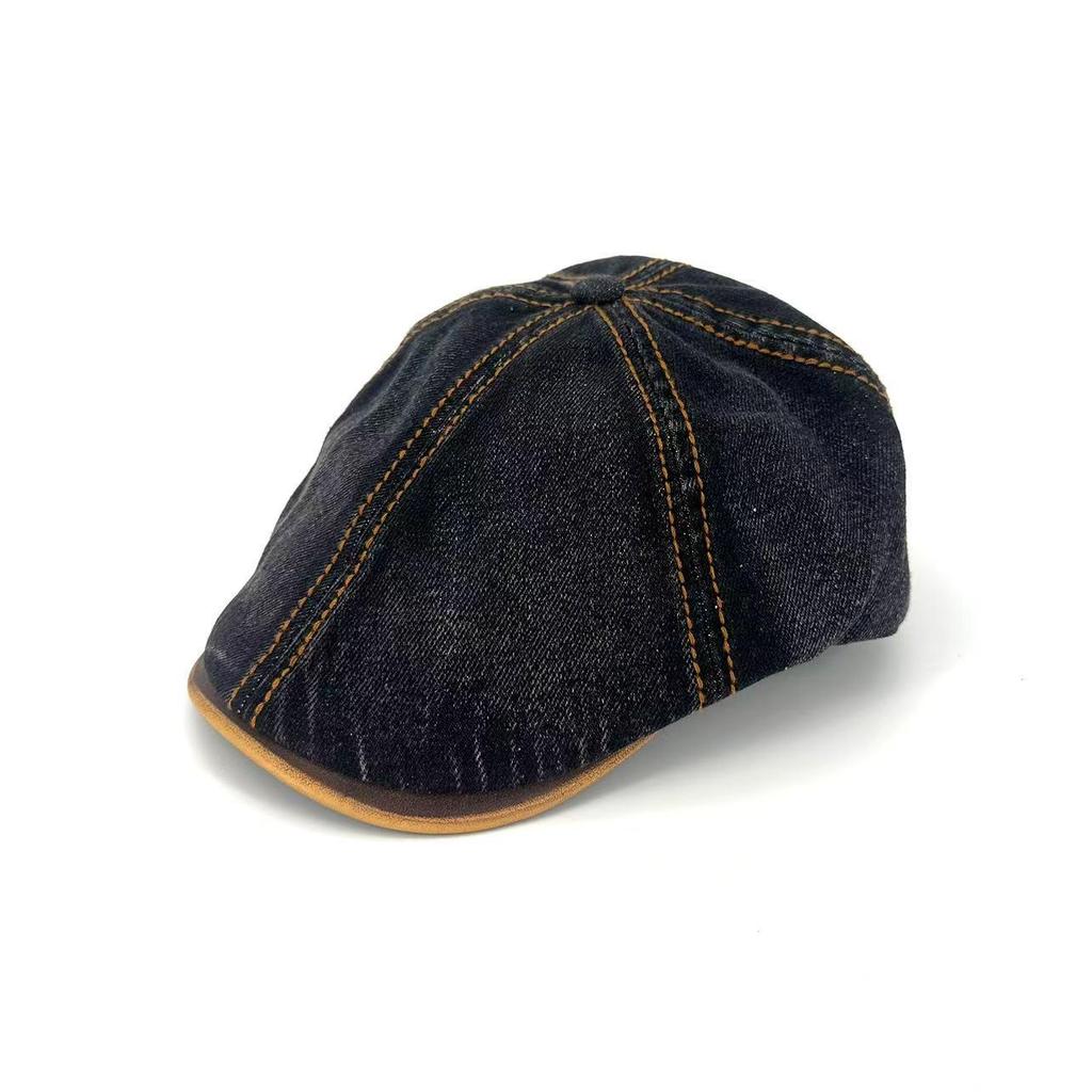 Women's Trendy Retro Denim Flat Cap - Newsboy/Beret Style Hat 2026