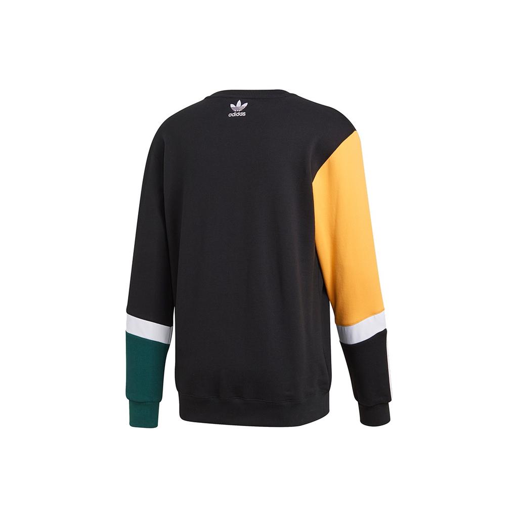 adidas Originals Trefoil Sprt US FT Crew Sweatshirt Herren Oberteile Schwarz GJ6749
