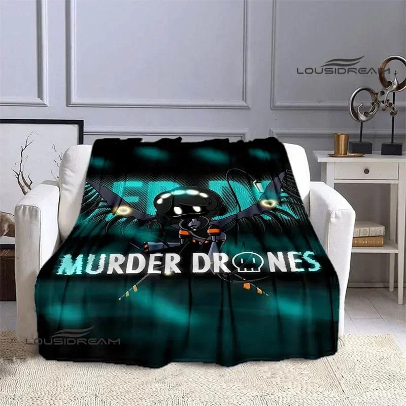 Murder-Drones Cartoon Printed blanket Flannel Warm blankets Soft and comfortable blanket bed linings cubre cama Birthday Gift