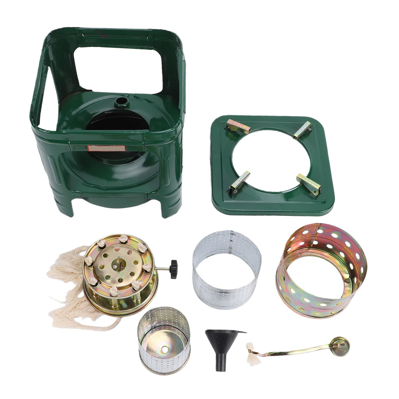 Fishine Unisex Portable Kerosene Stove 8 Wicks Small Camp Stove Burner For Outdoor Cooking Camping Picnic Hiking