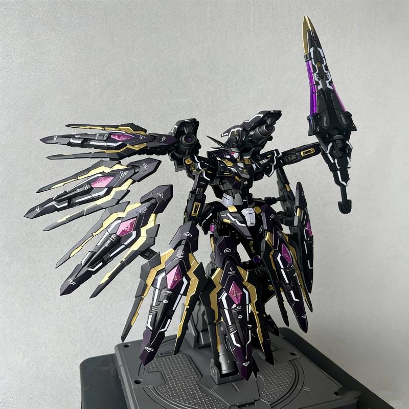 IronToys Star Fall 1/100 Mecha Model Kit Alloy Frame Assembled Toy Action Figures With Display Base Stand Desktop Decor Boy Gift