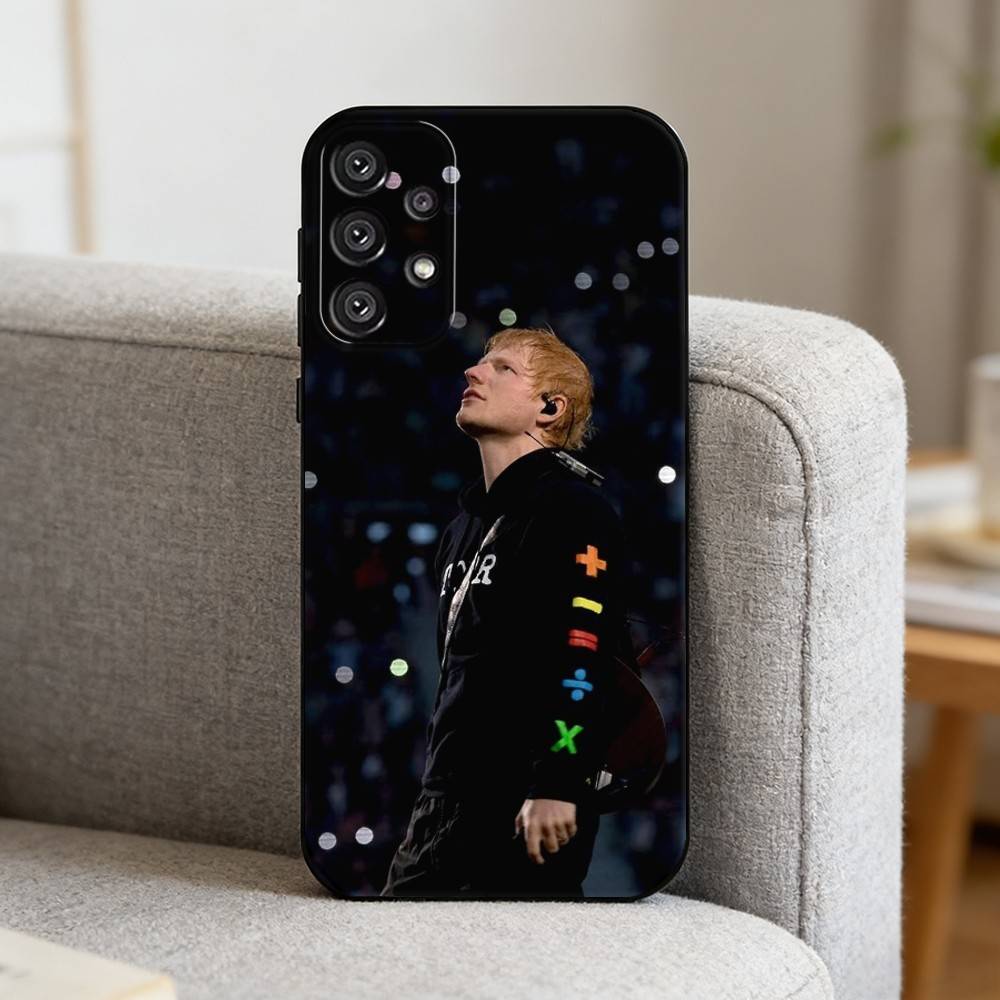 S-Singer E-Ed Sheeran Phone Case For Samsung S25,S24,S21,S22,S23,S30,Ultra,S20,Plus,Fe,Note,10,9,5G Black Cover