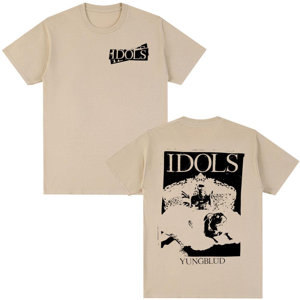 

Yungblud IDOLS Album Tour Merch T Shirt Unisexs Women Clothing Hip Hop Short Sleeve Tshirts Oversized Summer 100 Cotton Tshirt S