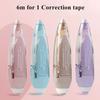Typ lisu Kawaii Korekční páska Vyměnitelné náplně White Out Korekční pásek Student Japonské papírnické školní potřeby