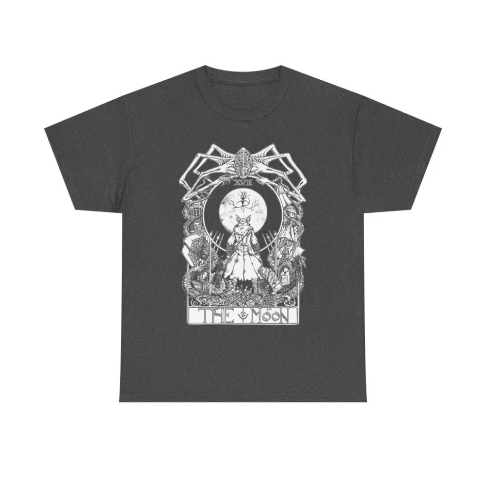 Game Tee Gamer Top Graphic Clothing Men Women AllSeason Bloodborne Gaming TShirt Yharnam The Hunter Shirt Amygdala Video