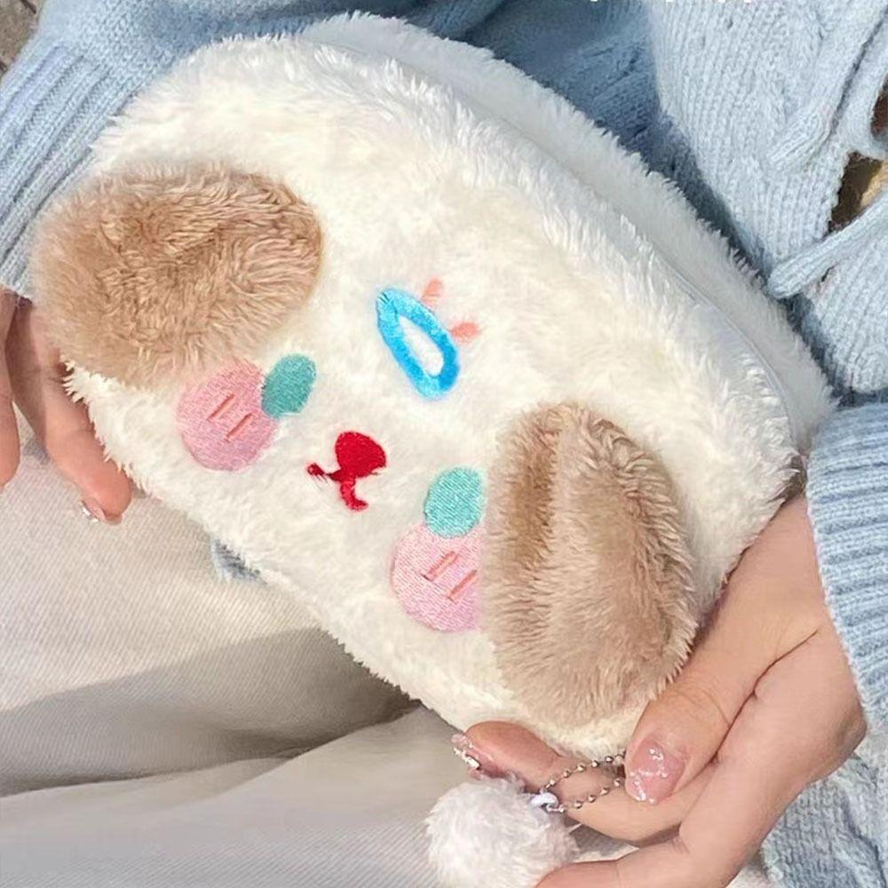 Korean Style Children Puppy Pencil Bag Puppy Pencil Pouch Desktop Storage Bags Plush Stationery Bag