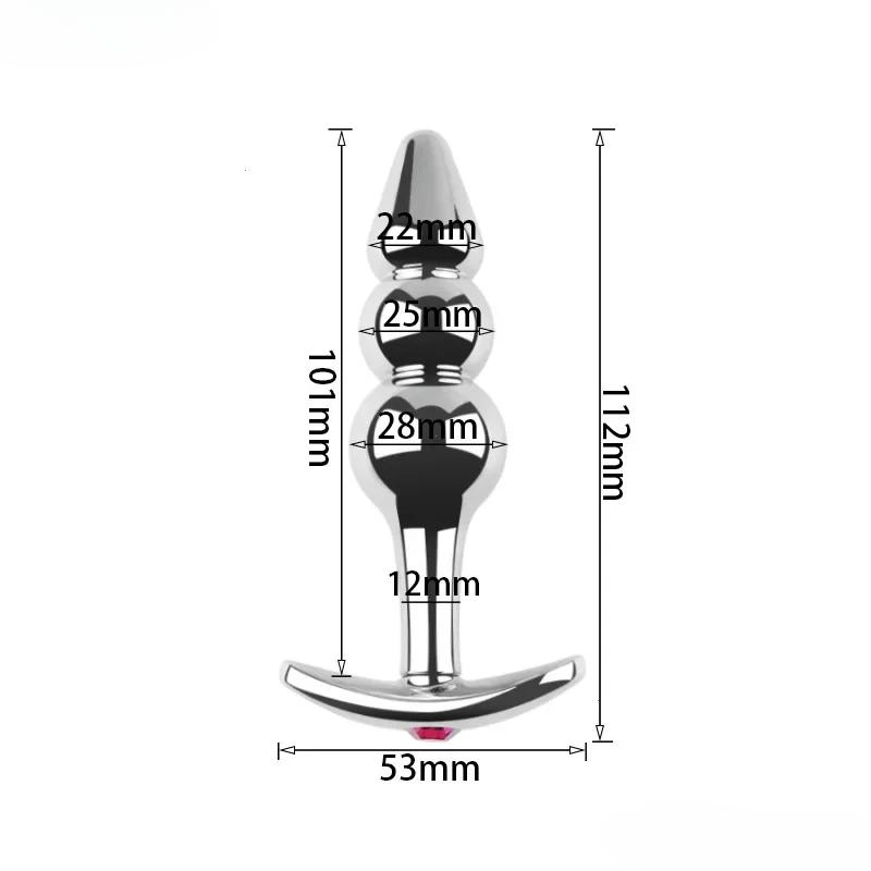 Stahl Sexkugeln Analkugeln Buttplugs Spielzeug für Männer Frau Annal Dildo Sextoy Tooys Für Weibliche Schwule Erwachsene Sexshop Cosplay Mujer