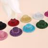 Random 10pcs, Christmas Valentine's Day Random Colors, Exquisite Colored Mini Dome Hats, Holiday Decoration Hats