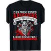 Men'S Viking Vikings Warrior Saying Gods Woman Wife T-Shirt, Black Solid Black T-Shirt Men Stylish Perfect for Home|Outdoor|Work|Gifting