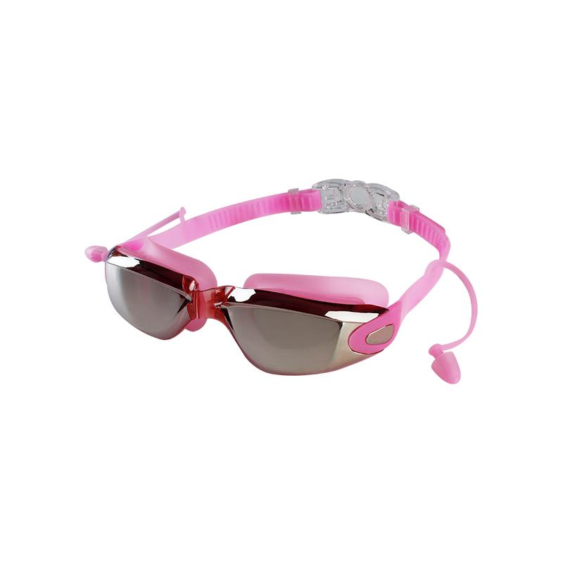 Custom Silicone Swim Goggles Reflective Safety Waterproof Kids Sports Glasses Anti-Fog Eye Protection Swimming Goggles for Adult