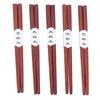 5Pairs Wooden Chopsticks Reusable   Wood Chopsticks for Home Kitchen Hotel