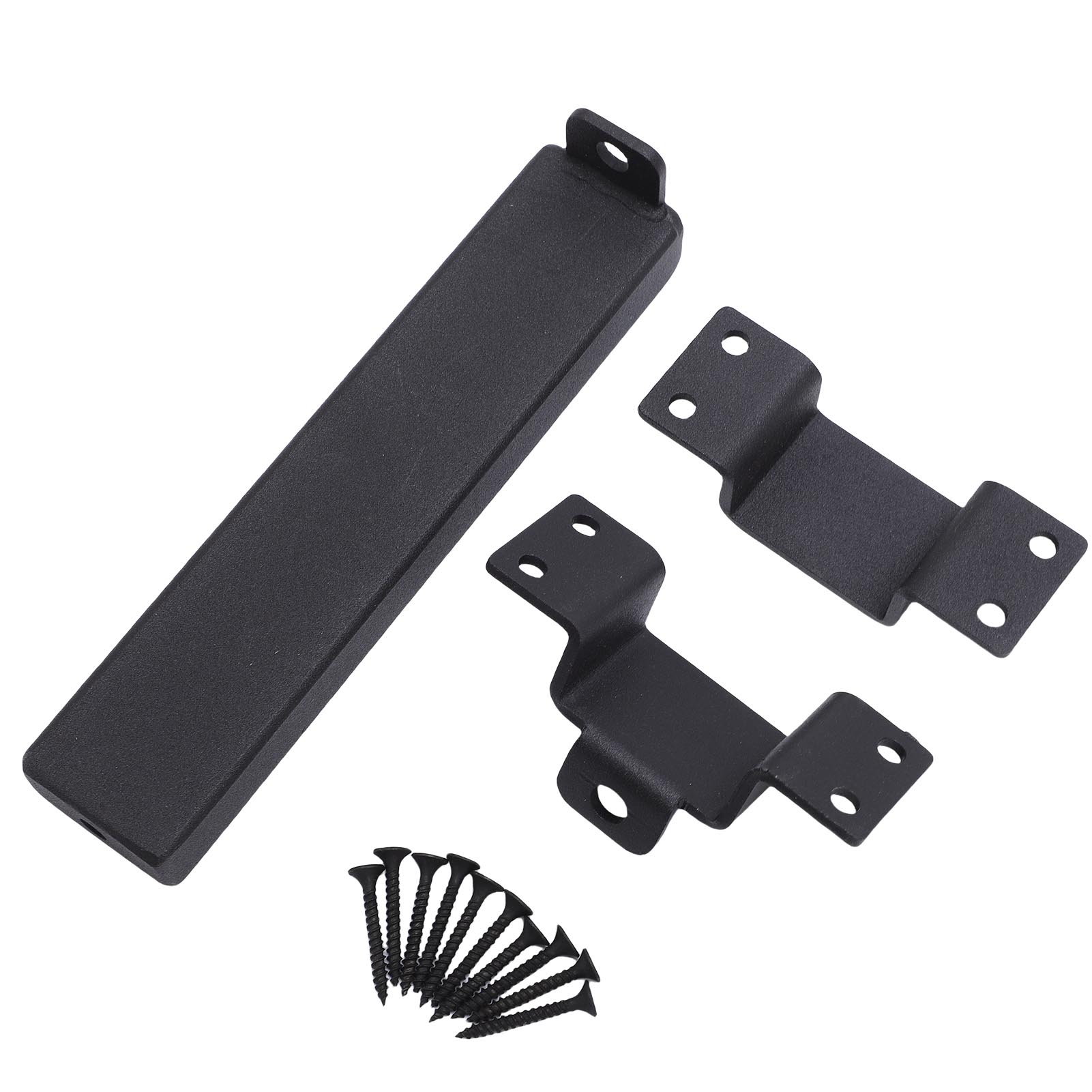 

Задвижка для откатных ворот Сверхпрочная стальная задвижка для откатных ворот с отверстием для навесного замка для деревянных заборов, сарая, навеса