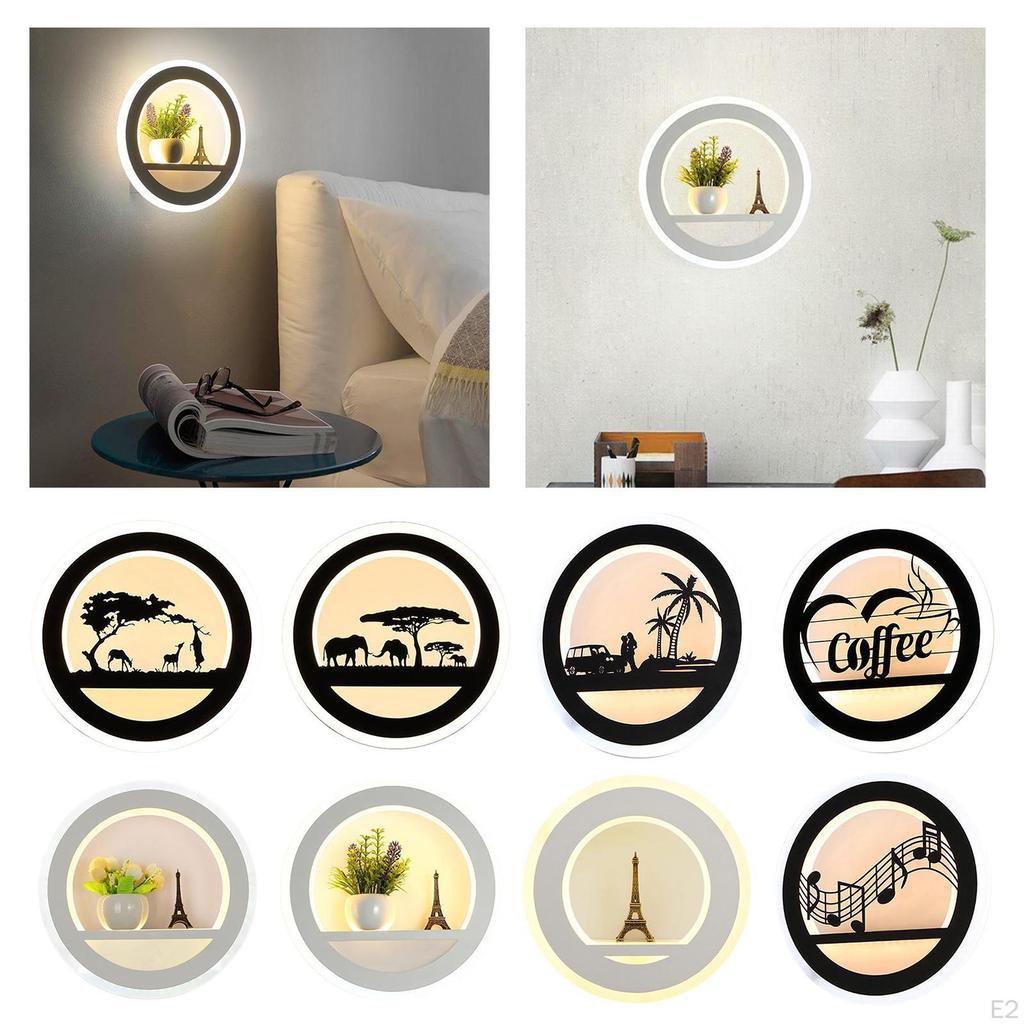 Acrylic Wall Sconce Lamp Lighting Fixture for Living Room Beside Bedroom Corridor Ornament