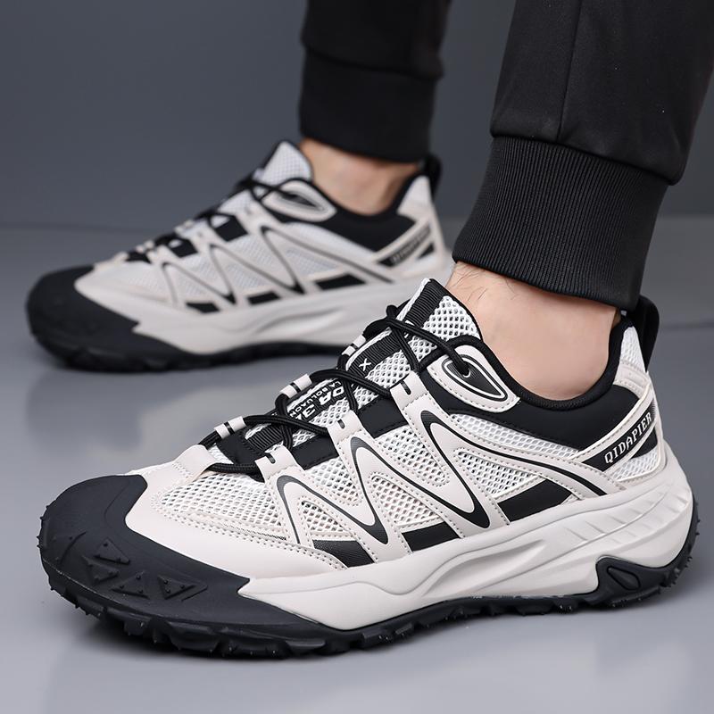 Men'S Comfortable Sports Shoes In Spring And Autumn Anti Slip And Wear-Resistant Hiking Shoes Mesh Breathable Hiking Shoes