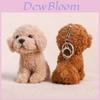 Teddy Dog Plush Keychain With Pp Cotton Filling For Girls Bag Decor