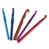 6.5mm,7mm,8mm,9mm,10mm,12mm,15mm Large Crochet Hooks Aluminum Large Weaving Tool 7Pcs/Set Hand Yarn