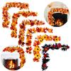 175CM Artificial Maple Leaf Flower Garland Home Garden Indoor Wall Hanging Faux Ivy Halloween Fall Harvest Festival Decoration