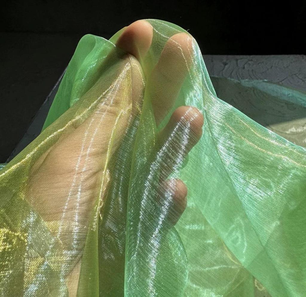 Dreamy Soft Organza Skirt Fabric: Flowing Light Gauze & Bright Silk