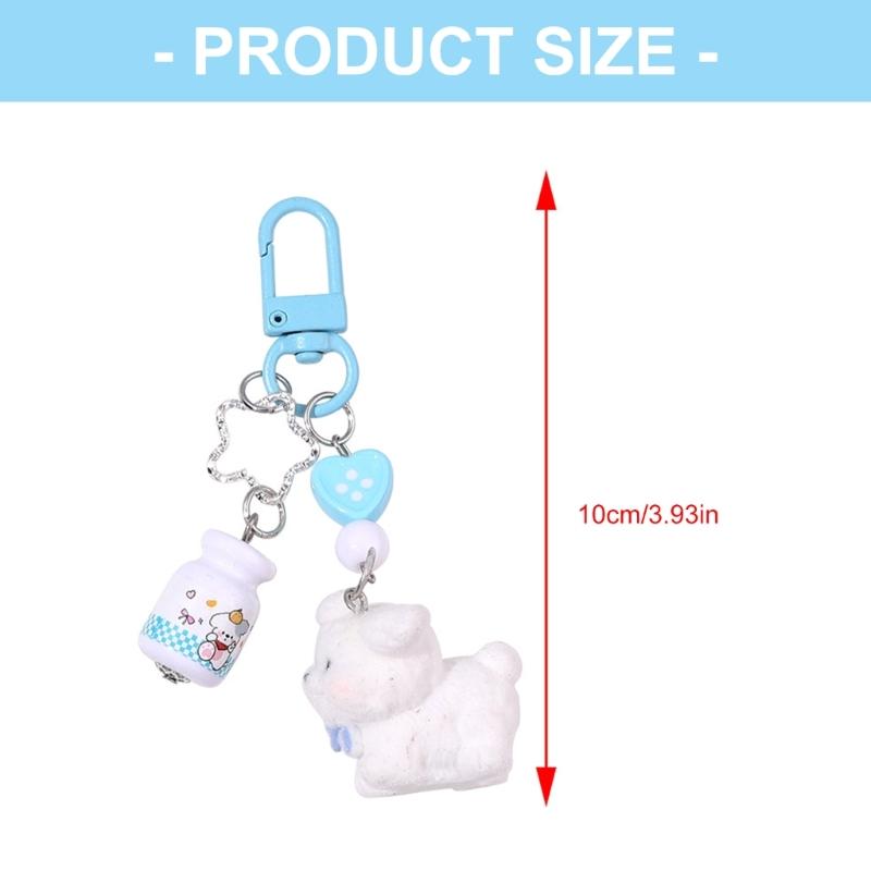 Dog Keychain Charms Wallet Bag Purse Keyring Pendant Charms Aesthetic keychains Car Keyring Bag Charms Accessories