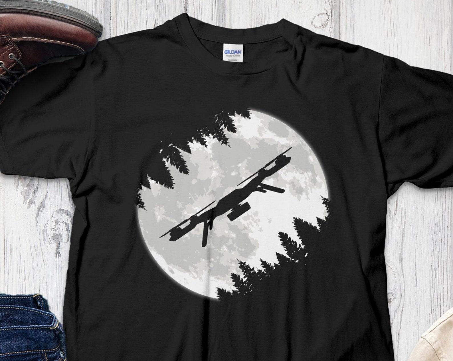 Drone Full Moon Mini Drone Drones Qaudrocopter Flying Drone T-Shirt S