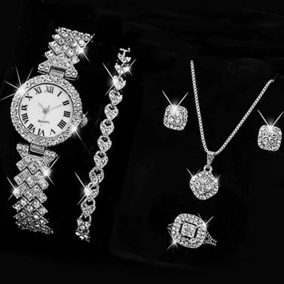 Ladies Fashion Bracelet Watch Diamond Inlaid Watch Cornucopia Roman Quartz Watch Women'S Watch