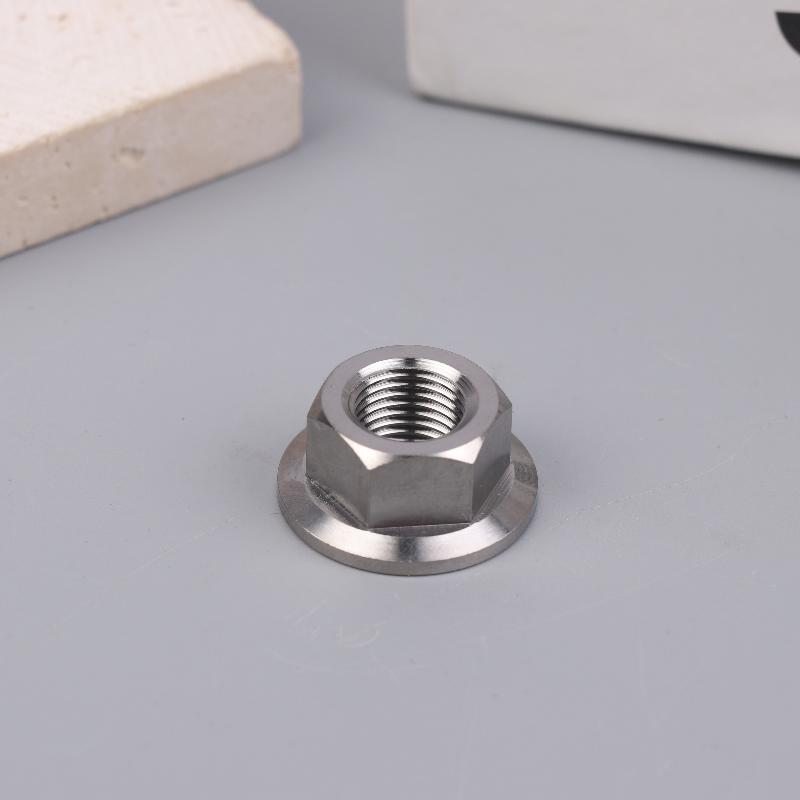 1 Pcs Motorcycles Titanium Hex Flange Hexagon Nuts M5 M6 M8 M9 M10 M12 For Motorcycles And Motorbikes
