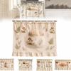 Ruffled Trim Oven Curtains Handmade Kitchen Oven Curtains New Stove Curtains  Rustic Kitchen