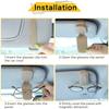 Auto Sonnenblende Sonnenbrillen Rahmenhalter Auto Aufbewahrungskoffer Magnetischer Sonnenbrillenhalter Rechnungen Ticket Kartenclip Brillenhalter Ständer
