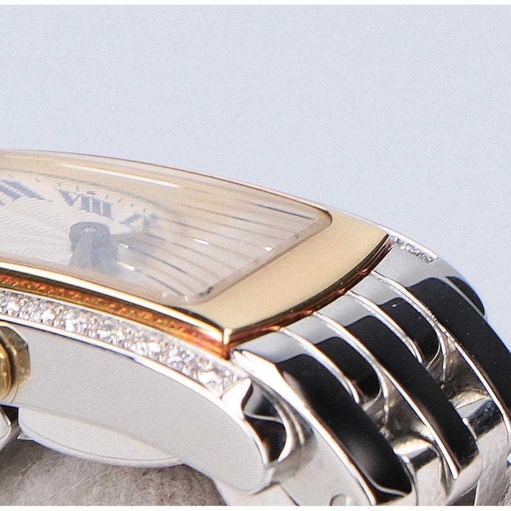 Longines L5.158.5 Dolce Vita Diamond Bezel Quartz Watches Silverx Yellow goldUsed