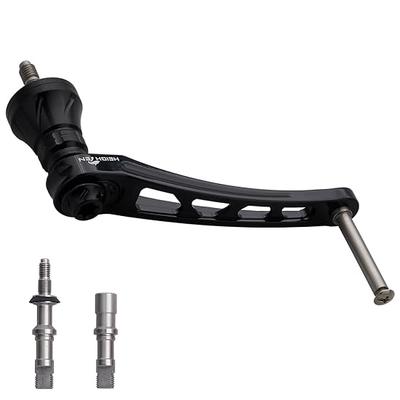 HEIGHTEN 65-70mm Adjustable Reel Handle (No Knob) for DAIWA and SHIMANO Spinning Reels, Arch Series