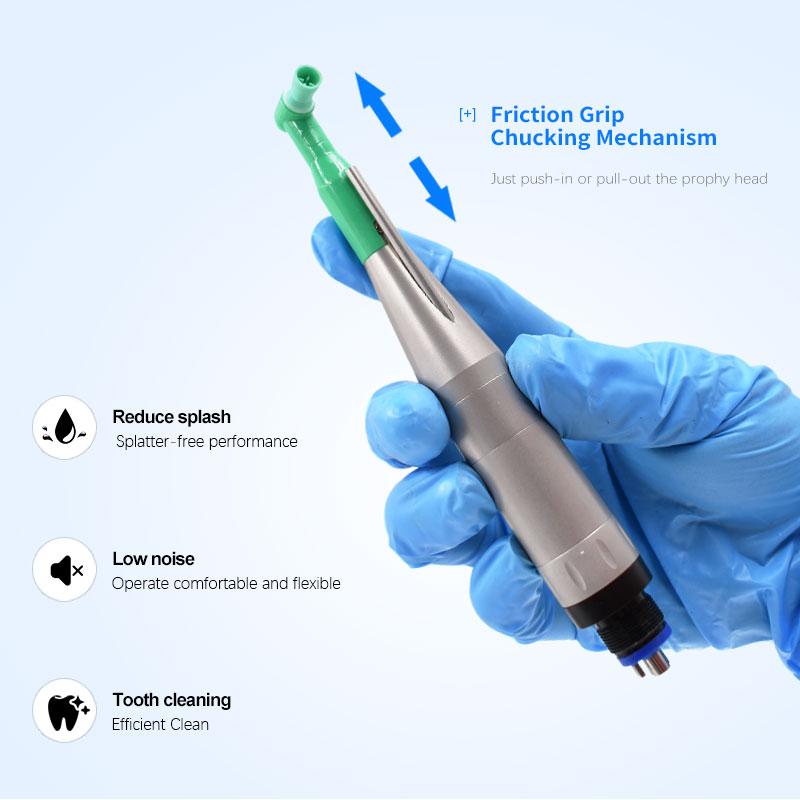 Dental Prophy Handpiece Polished Air Motor With LED Illumination for Polishing Teeth 2/4/6 Hole