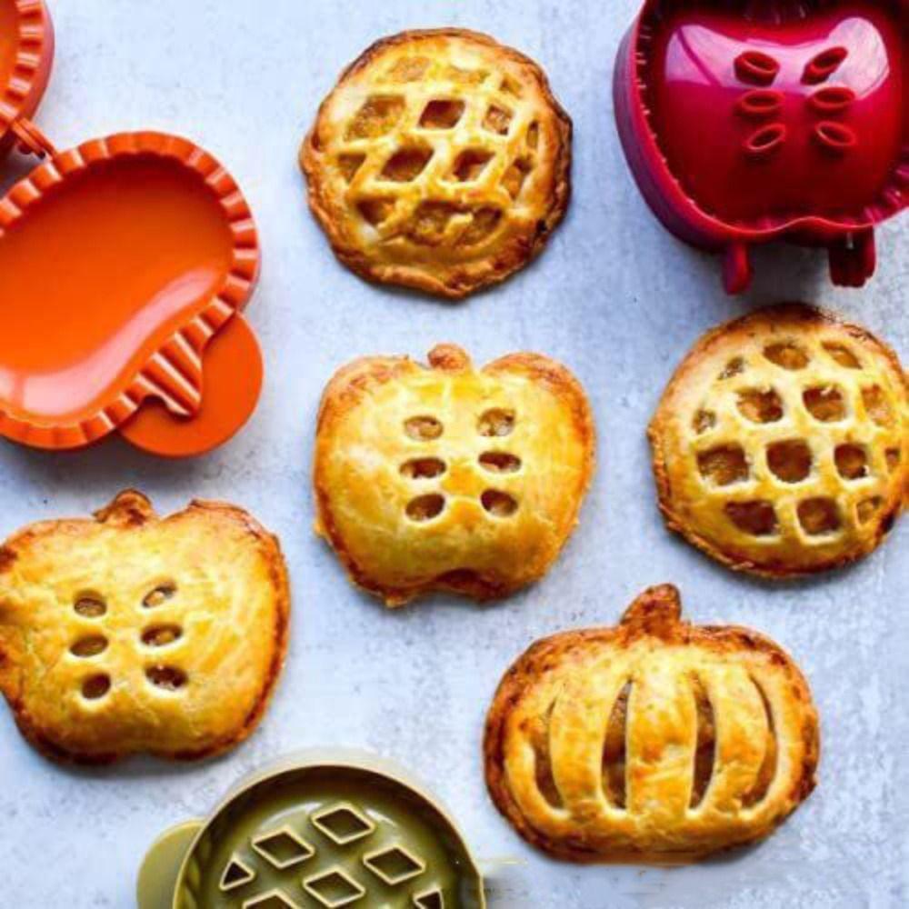 Imprint Clearly Pie Maker Plastic Dough Press Mold Kitchen Pie Top Cutter  Halloween