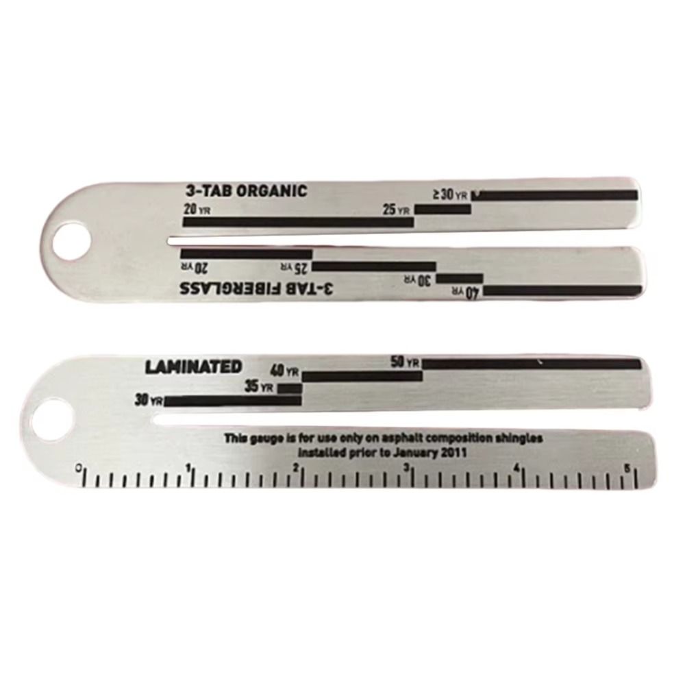 High Hardness Shingle Gauge Stainless Steel Pitch Gauge Tool Roof Measuring Tool Roofing