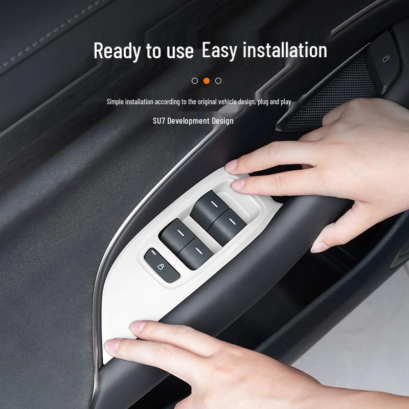 Passenger Side Door Pull Storage Mat for Xiaomi YU7 - Silicone Protection Pad