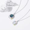 Tancise 925 Sterling Silver Classic Women Necklace Pendant Zircon Fashion Gift