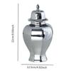 Ceramic Vase Decoration Elegant Floral Display Ceramic Ginger Jar with Lid for Bar Party Living Room Shop Window Entrance