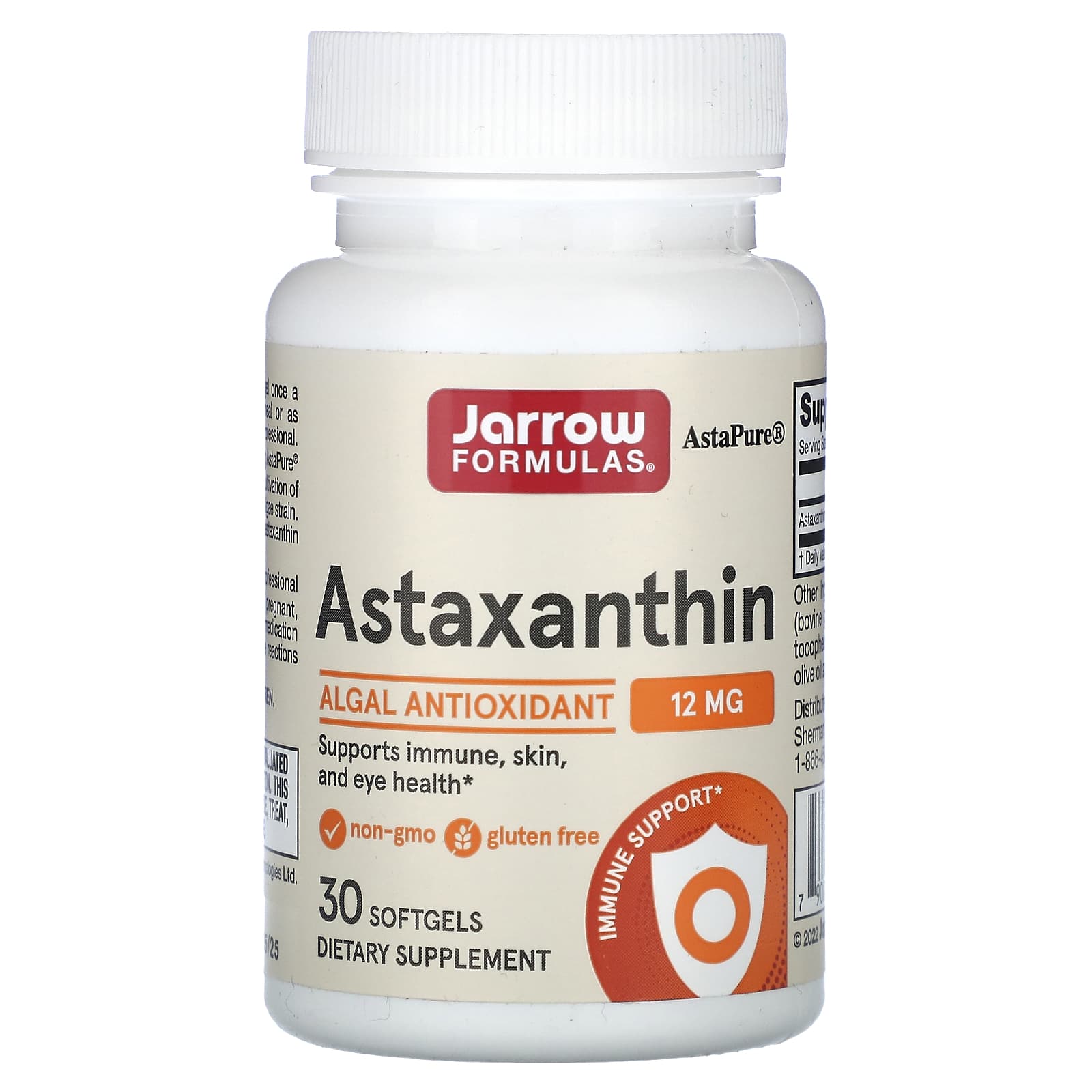 

Astaxanthin, 12Mg, 30 Softgels