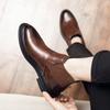 Martin boots summer thin medium and high top British leather inner height increase retro Chelsea short boots