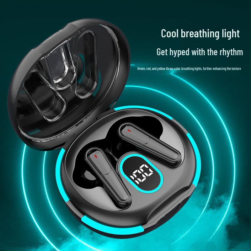 Wireless Bluetooth Noise-Cancelling TWS Sports Earphones with Dual Microphones and Ultra-Long Battery Life.