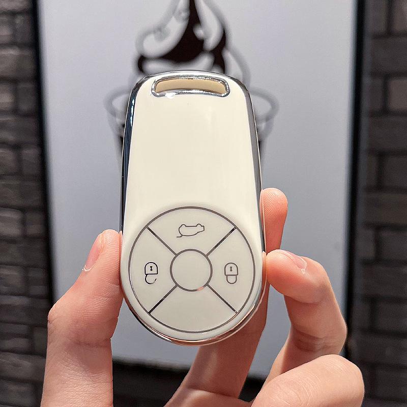Applicable for 2026 Great Wall Ora Haomao GT Car Key Cover, Women s Full Coverage Key Bag with Buckle
