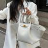 Wing Bag Handbag Large Capacity Bag Tote Bag Lychee Pattern Handbag
