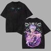 T-shirt Stampata Jujutsu Kaisen Gojo Satoru da Uomo e Donna T-shirt Lavata Cotone Vintage di Alta Qualità Harajuku YK Top