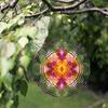 360 Grad drehbarer Haken 10 Zoll Hängender Windspinner für Balkon-Gartendekor Dynamisches Kunstdesign Frühling Sommer Geschenk für Freunde Familie